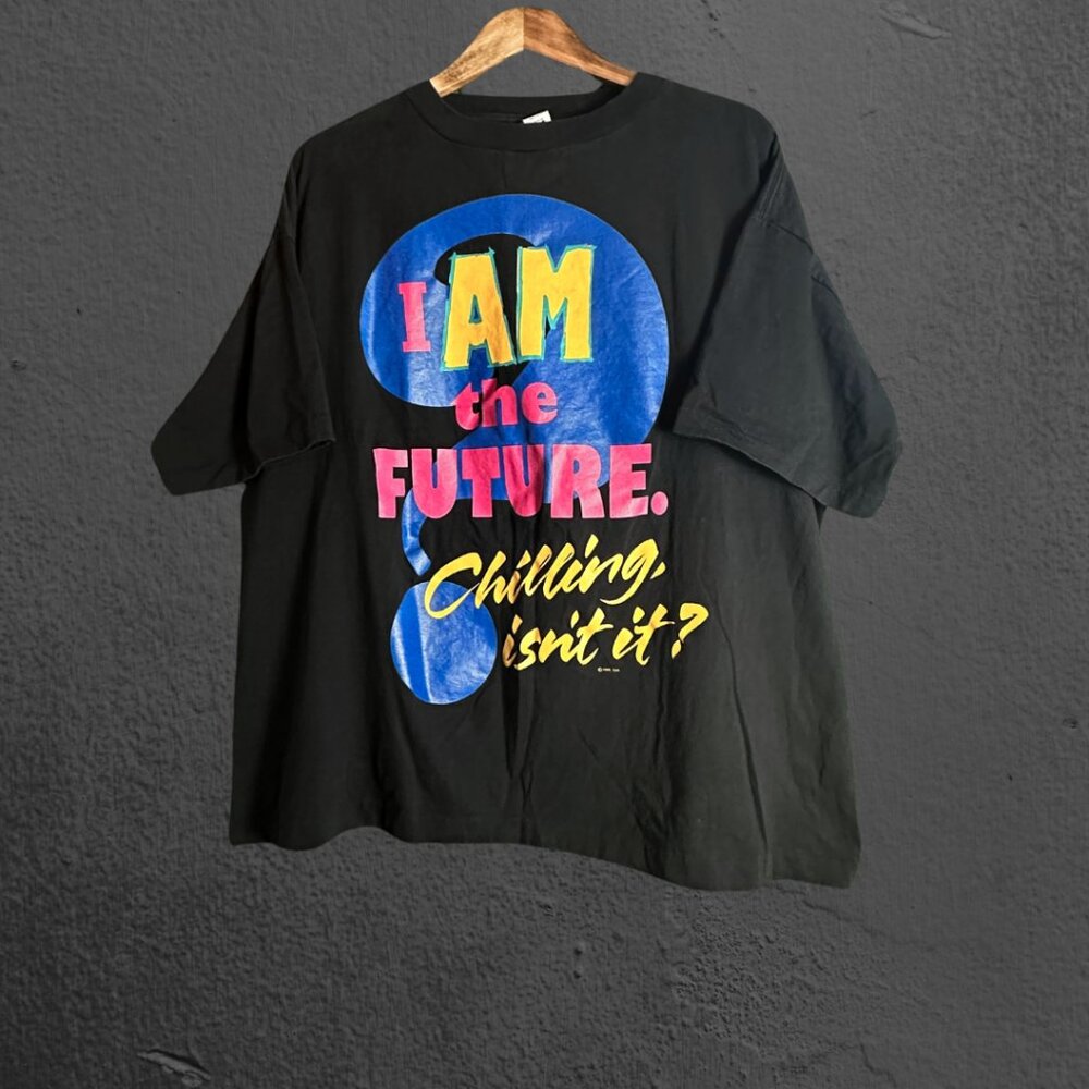 90's Single Stitch Hallmark I Am The Future. Chilling, Isn't it? T
